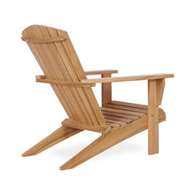 Load image into Gallery viewer, A-ECO LIVING Teak Adirondack Chair, Solid Grade-A Teakwood Chair, Patio Seating Wooden Chair, Weather Resistant Outside Furniture for Garden, Firepit, Porch, Poolside