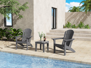 A-ECO LIVING Adirondack Chair, HDPE All-Weather Patio Seating Outdoor Chair, Lifetime Outside Furniture