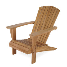 Load image into Gallery viewer, A-ECO LIVING Teak Adirondack Chair, Solid Grade-A Teakwood Chair, Patio Seating Wooden Chair, Weather Resistant Outside Furniture for Garden, Firepit, Porch, Poolside