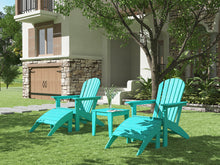Load image into Gallery viewer, A-ECO LIVING Adirondack Chair, HDPE All-Weather Patio Seating Outdoor Chair, Lifetime Outside Furniture
