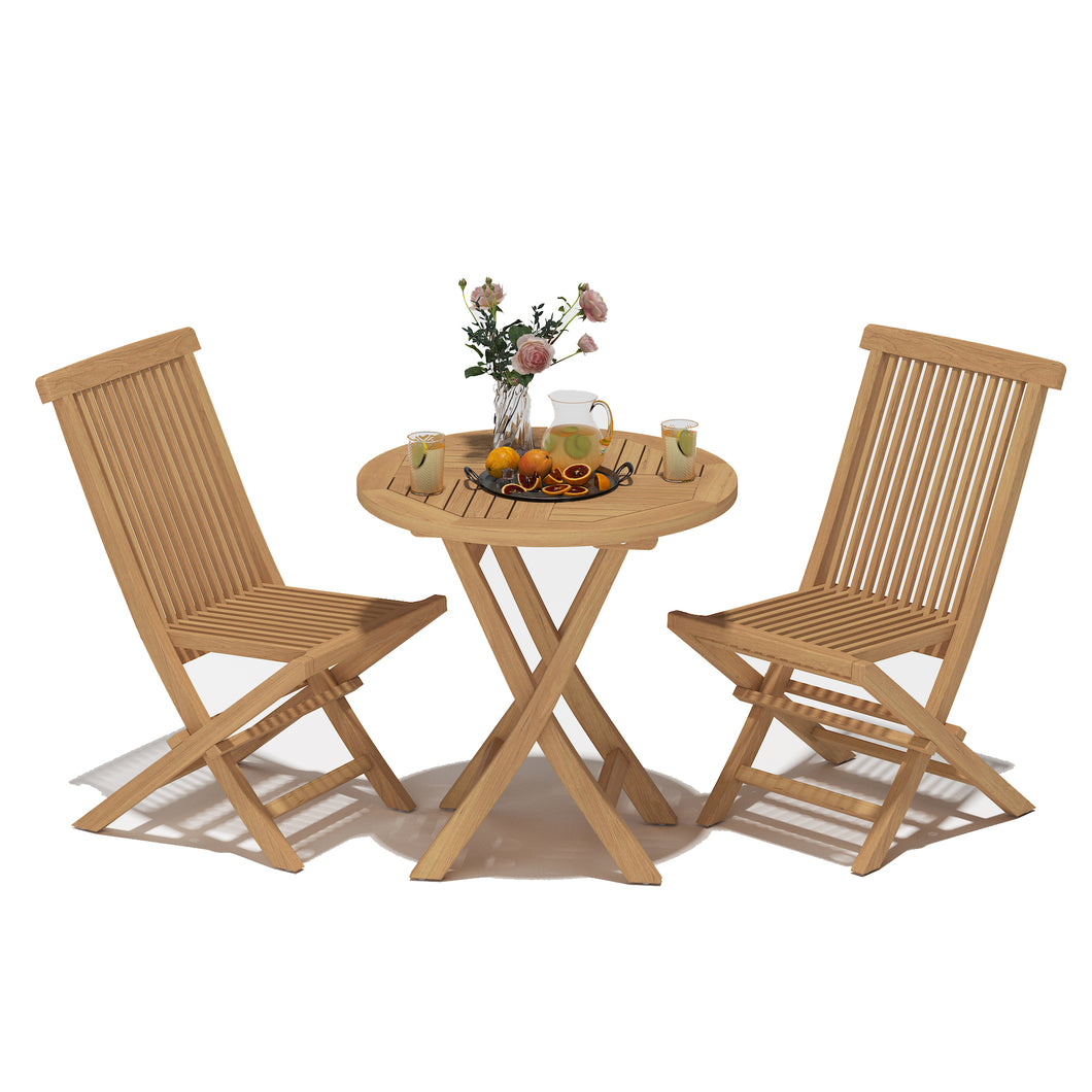 Teak Patio Bistro Set