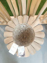 Load image into Gallery viewer, MURCANO Natural Teak Wood, Decorative Pots Modern Design Pots Drainage Holes Planters Flower Pots for Terrace Outdoor Garden Indoor
