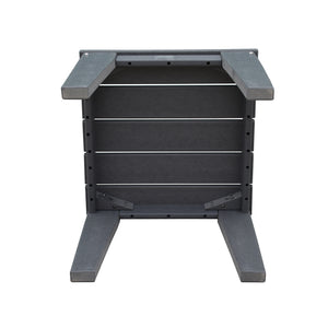 A-ECO LIVING 18" Patio Adirondack Side Table, HDPE End Table, Weatherproof Outdoor Side Table (3 Colors Available)