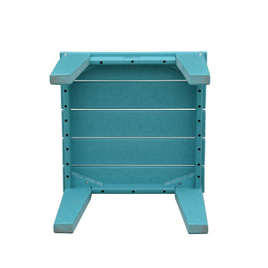 A-ECO LIVING 18" Patio Adirondack Side Table, HDPE End Table, Weatherproof Outdoor Side Table (3 Colors Available)