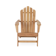 Load image into Gallery viewer, A-ECO LIVING Teak Adirondack Chair, Outdoor Adirondack Chair, Patio Seating Wooden Chair, Water &amp; Weather Resistant Outside Furniture for Patio, Deck, Lawn, Garden, Backyard or Terrace
