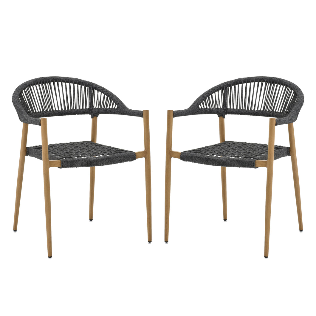 Loto Outdoor Dining Chair (Set of 2)