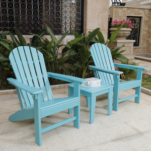 A-ECO LIVING Adirondack Chair, HDPE All-Weather Patio Seating Outdoor Chair, Lifetime Outside Furniture  (4 Colors Available)