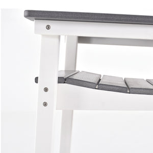 Reinforced Adirondack chair frame made of HDPE for long-lasting outdoor durability
