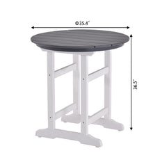 Load image into Gallery viewer, Dimensions of tall Adirondack chair, showing seat height, width, and overall size for patio setup
